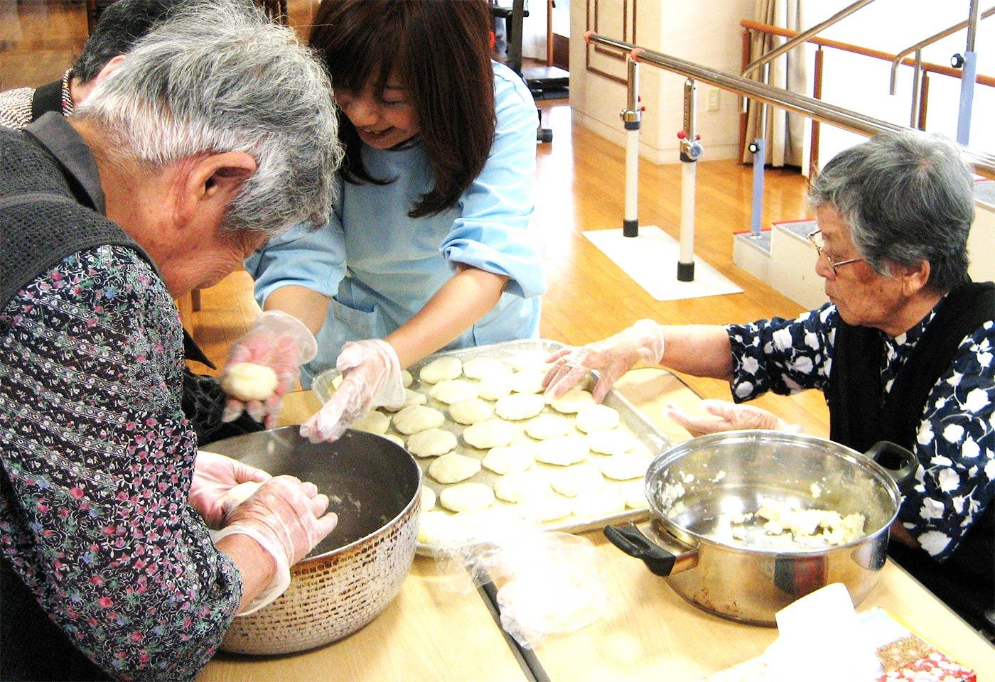 温もり、おもいやりの、きめ細かい介護。